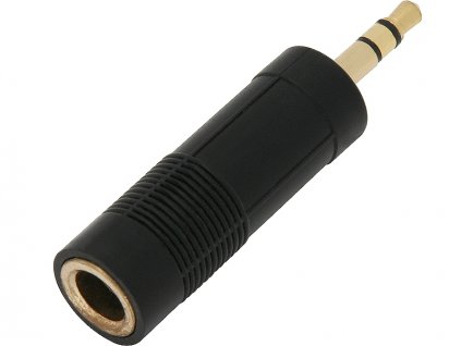 Redukcia jack: Konektor 3,5-GN,6,3 GOLD STEREO