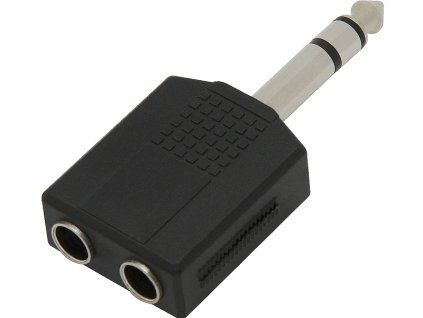 Konektor jack 6,3 na 2 jack 6,3 3414-
