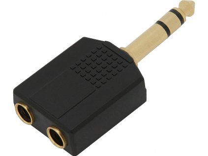 Jack 6,3 splitter gold 3303-