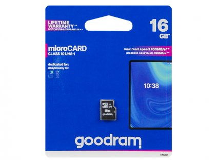 Karta GOODRAM microSDHC 16 GB CL10 UHS-I