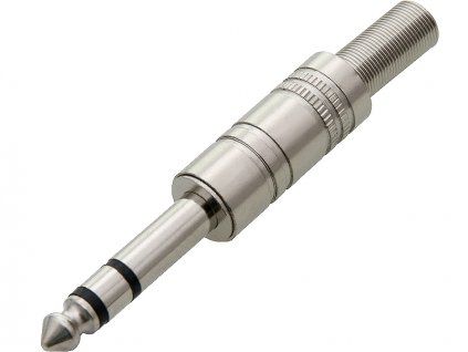 Jack 6,3 stereo kovový 1191-