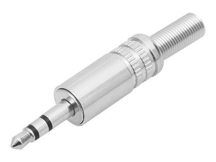 Konektor Jack 3,5 stereo kovový 1176-