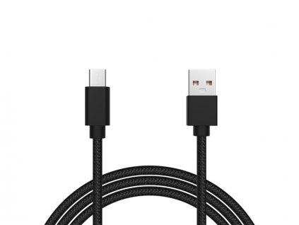 USB 2,0 A - USB-C 1,0 m čierna zadná strana