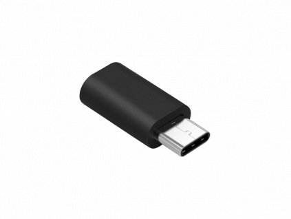 Redukcia Micro USB - USB C čierny