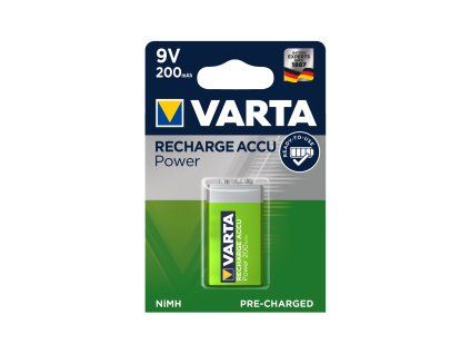 Varta 9 V akumulátor 200 mAh 6F22 L-BAT0268
