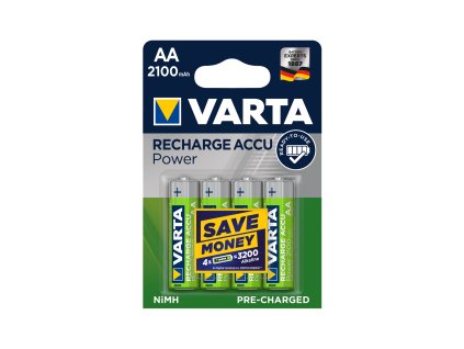 Nabíjacie batérie VARTA AA 2100mAh 4ks/bl,