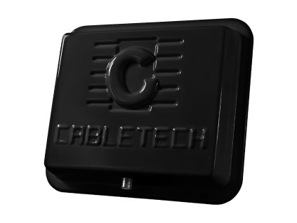 Externý panel antény DVB-T 45 dB čierna