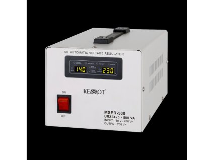 Stabilizátor napätia KEMOT MSER-500 (500 VA, servomotor)
