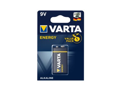 Alkalická batéria 9V ENERGY 1ks/bl,