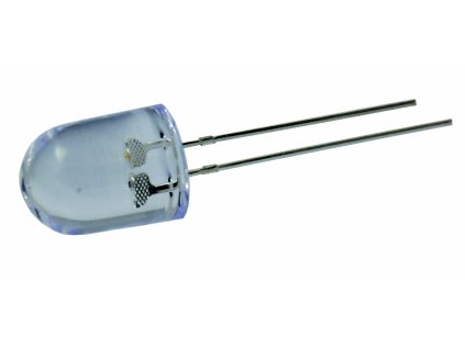 LED dióda 12V 10mm biela LED1050