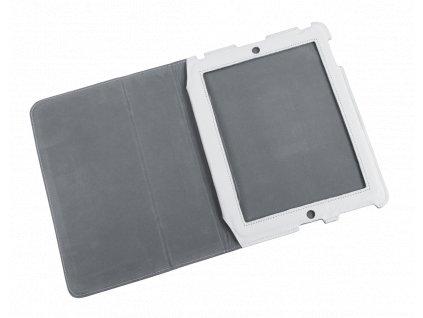 Puzdro na iPad 3 kožené biele