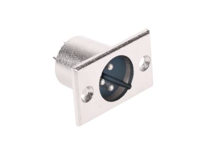 Panelový XLR konektor 3-PIN samec L-GNI0045
