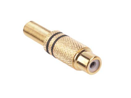 RCA konektor pozlátený L-GNI0069A