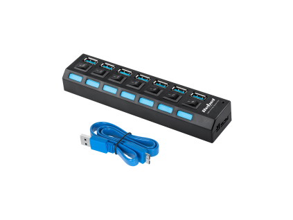 Rebel USB hub 7 portov L-KOM0941