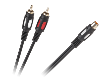 RCA rozbočovač 1x samec na 2x samica, 25 cm L-KPO3871