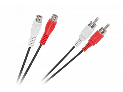 Kábel 2 x zástrčka RCA - 2 x zásuvka RCA 1,5 m