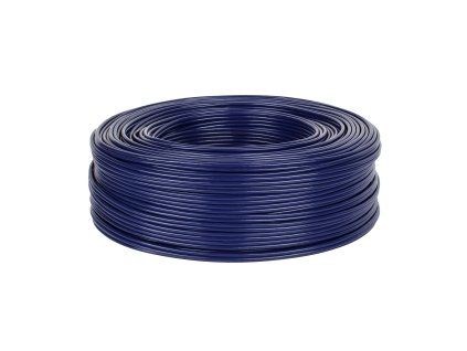 RCA kábel modrý, 4 mm, 100 m L-KAB0208