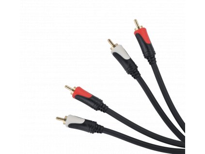 Kábel 2RCA-2RCA 5,0 m audio Cabletech Basic Edition