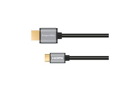 Krüger&Matz HDMI mini HDMI kábel, 1,8 m L-KM1237