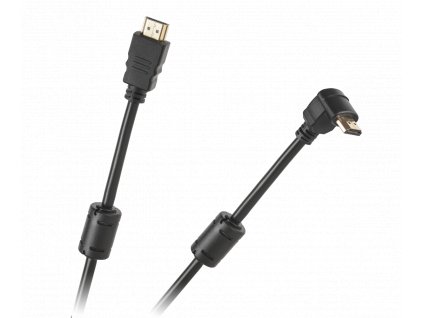 Kábel HDMI-HDMI 1,8 m pravý uhol