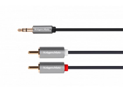 Jack 3,5mm - 2RCA 1,8 m Kruger & Matz Basic