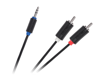 Audio kábel Jack 3,5 mm na 2 RCA 3 m Cabletech L-KPO3952-3