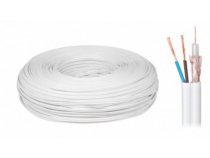 Koaxiálny kábel YWDXek 75-0,59/3,7 K-60 + 2x0,5 mm 100 m