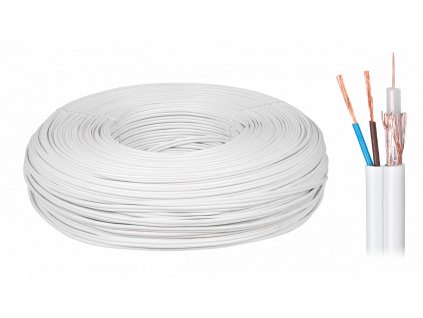Koaxiálny kábel YWDXek 75-0,59/3,7 K-60 + 2x0,5 mm 200 m