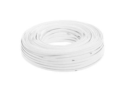 Telefónny kábel 6C biely 100 m LXK513