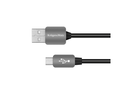 USB A na micro USB kábel 1,8 m Krüger&Matz L-KM0331