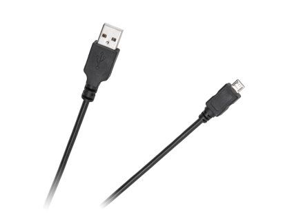 USB A – micro USB kábel 1,8 m čierny L-KPO3962-1