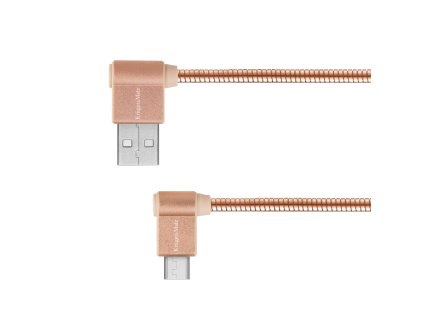 USB A - USB C 1m ružový KM0361