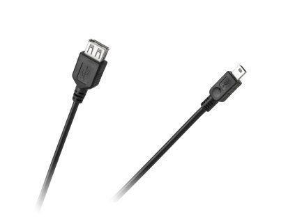Predlžovací kábel USB A samica – mini USB 5-PIN 1 m L-KPO2905-1