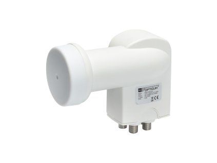 Satelitný konvertor Quad OPTICUM Red Robust 0,1 dB L-URZ0627