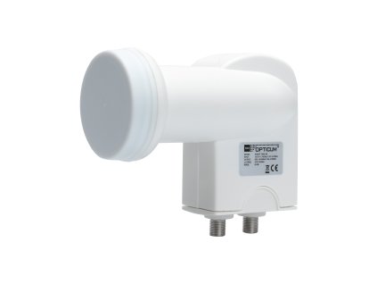 Satelitný konvertor OPTICUM TWIN RED ROBUST 0,1 db