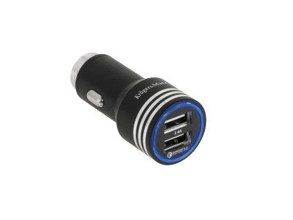 Nabíjačka do auta 2x USB-A Quick Charge 3.0 L-KM0212