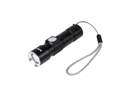 Nabíjacia LED baterka so zoomom USB Rebel 3 W L-URZ0914