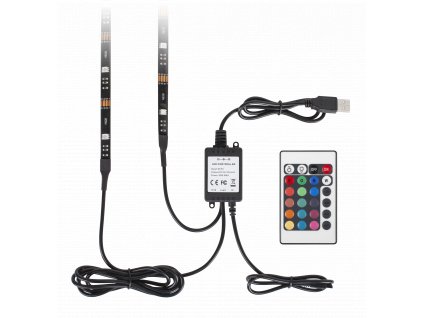 Podsvietenie LED - reťazec RGB LED na osvetlenie televízora