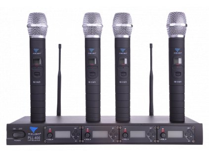 Bzdrôtový mikrofón 4 kanály PLL-400 UHF
