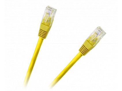 Internetový kábel 1,5m CCA žltá cat.6e