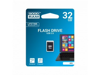 MINI USB kľúč Goodram Piccolo 2,0 32GB čierna