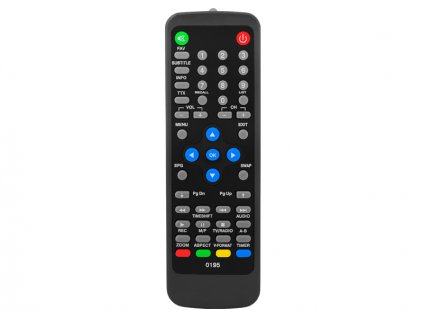 Diaľkové ovládanie pre DVB-T prijímače Cabletech URZ0195 LXP0195