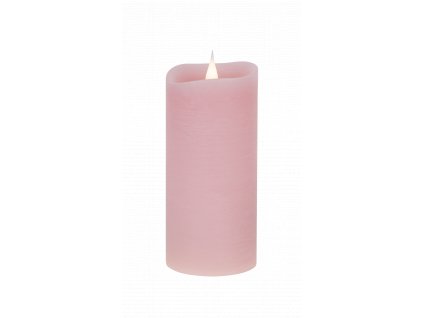 swieca woskowa led srednia rustic pink 0e8b9c84cf6d4a3fa660156a9561dca7 83b12480