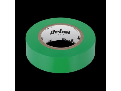 Izolačná páska REBEL (0,13 mm x 19 mm x 10 yd) zelená