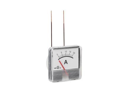 Analógový panelový ampérmeter 0–20 A WP20 L-MIE2134
