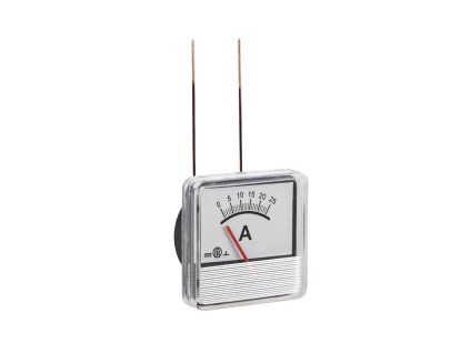 Analógový panelový ampérmeter 0–25 A WP25 L-MIE2141