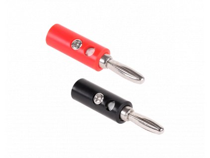 wtyk bananowy plastik czarny czerwony e3bd2501b31f45e2a74d8318b531f6ed a299aa3a