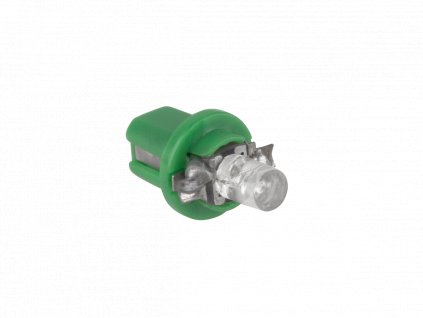 LED autožiarovka 12V B8,5d- zelená (plochá)