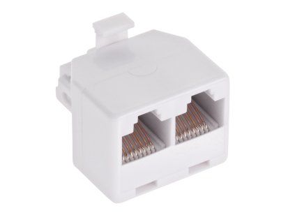 RJ45 rozdvojka 1x samec na 2x samica L-TEL0023-2