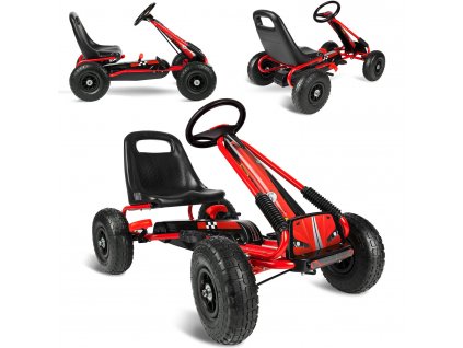 Šlapacie auto RK-594 červené